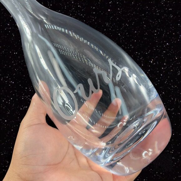 Kate Spade Lenox Clear Glass Crystal Decanter W Stopper Marked Our Vintage Glass - Picture 3 of 15